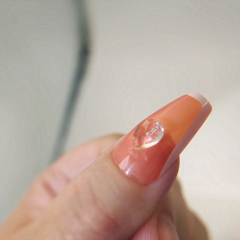 10 pcs Transparent multi-refractive surface,highly reflective pear light blue Nail Crystal nail bling|nail rhinestones|nail art diy| 6x8mm